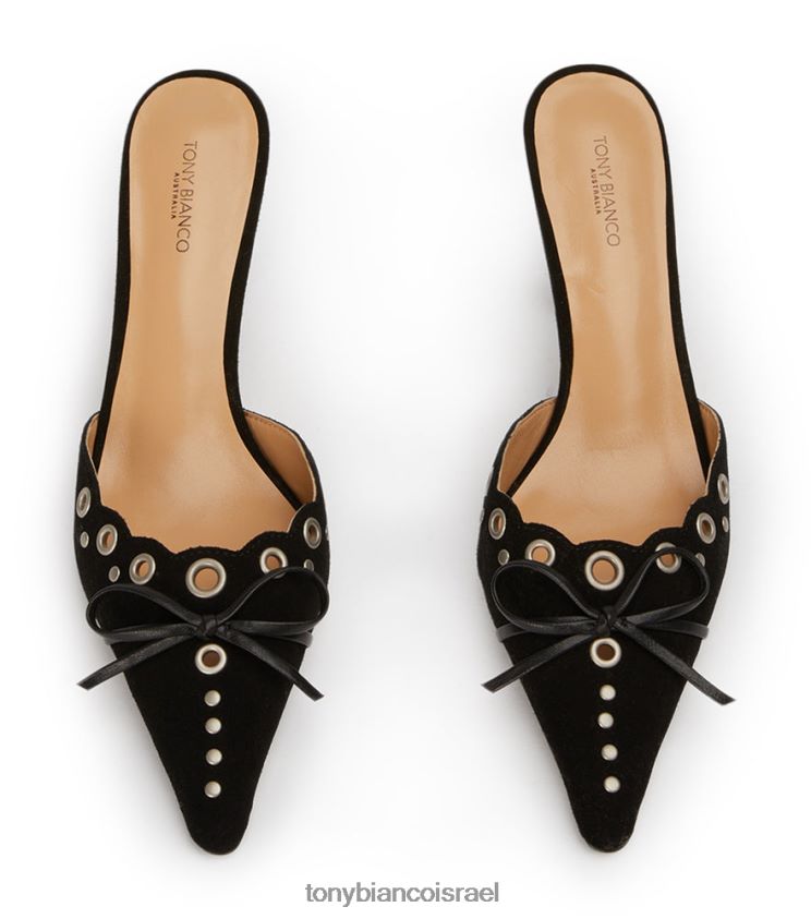 עקבים נמוכים | נשים זמש שחור Tony Bianco עקבי שי 8BNR8T241